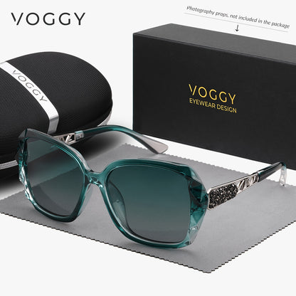 VOGGY Oversized Polarized UV400 Sunglasses for Men and Women