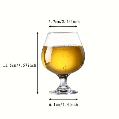 Personalized Glass Beer & Wine Cups - Durable, Scratch-Resistant