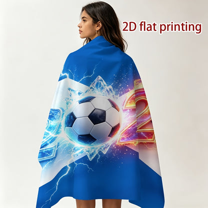 Scotland 2026 Football Flag with Lightning Flame Pattern