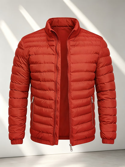 Men's Slim Fit Lightweight Stand Collar Windproof Jacket