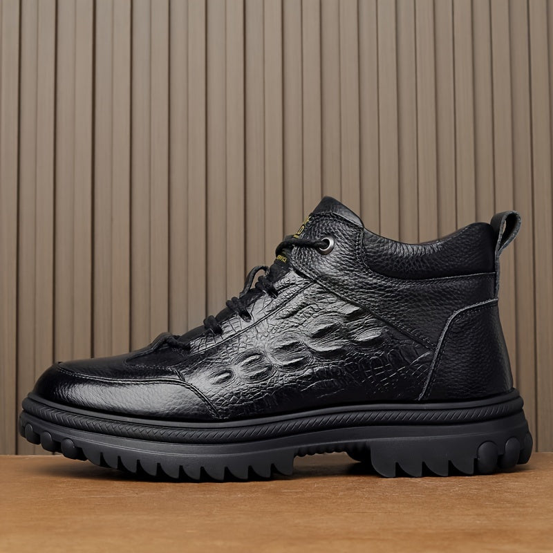 Genuine Leather High-End Plush Comfortable Warm Snow Boots