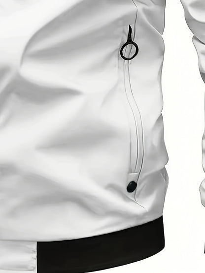 Star Blossom Men's Casual Sports Baseball Suit Pants Two-piece Set with Jacket and Trousers