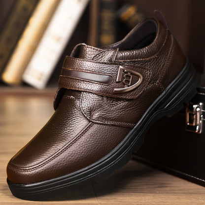 Men's Breathable Oxford Monk Strap Shoes with Soft Non-Slip Sole