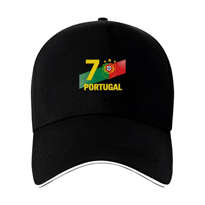 7 Portugal Emblem Sports Cap for Workouts and Jogging