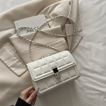 Premium Rhombus Niche Women's Fashion Chain Versatile Shoulder Crossbody Bag