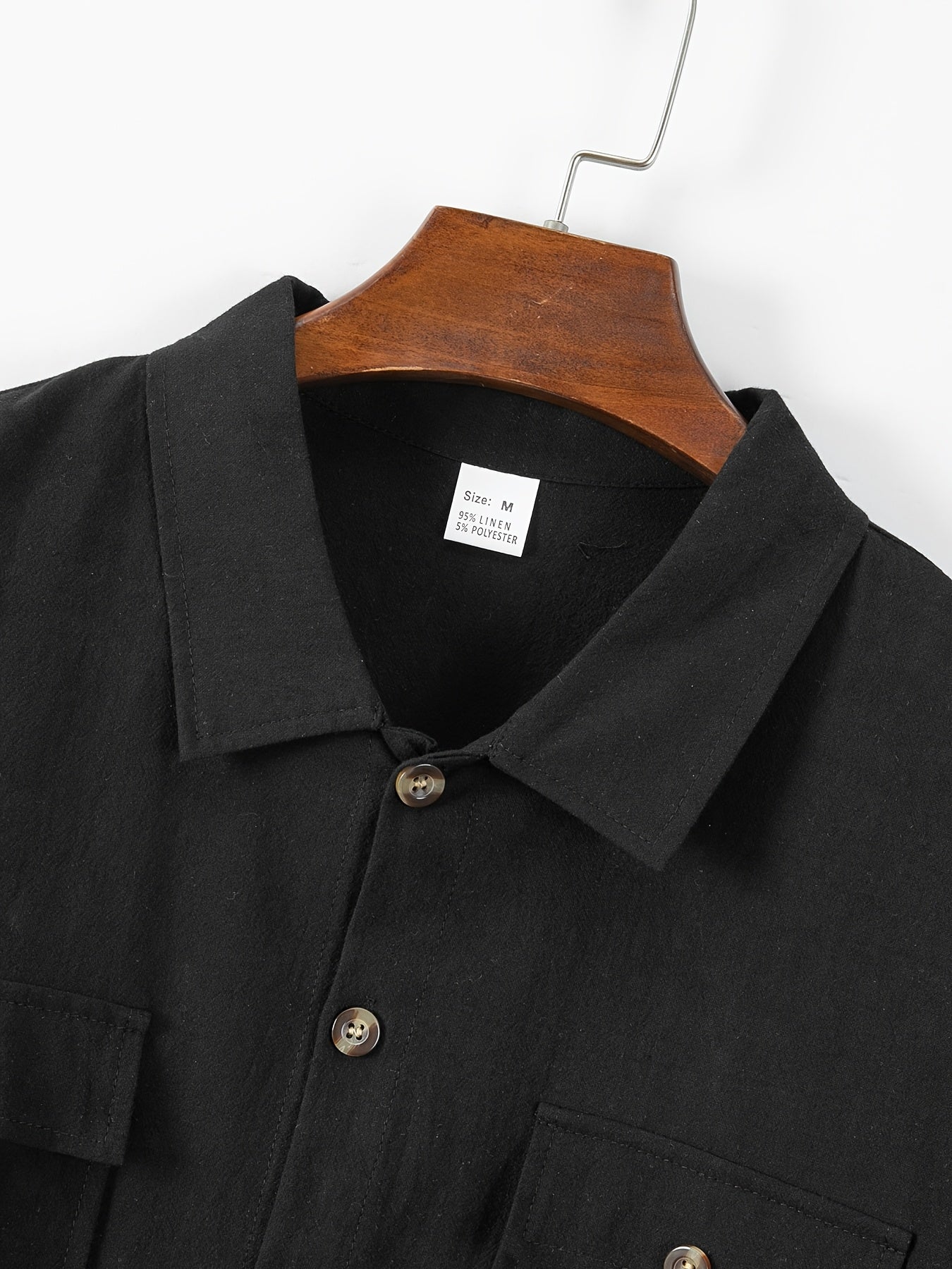 Men's Summer Linen Short Sleeve Shirt & Shorts Set