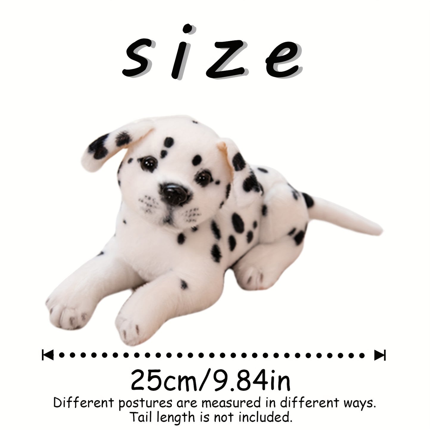 Three Adorable Spotted Puppy Plush Toys, Creatively Designed As Stuffed Animals, Perfect for Home And Room Decoration, Ideal As Gifts for Family Holidays Or Birthdays for Friends.