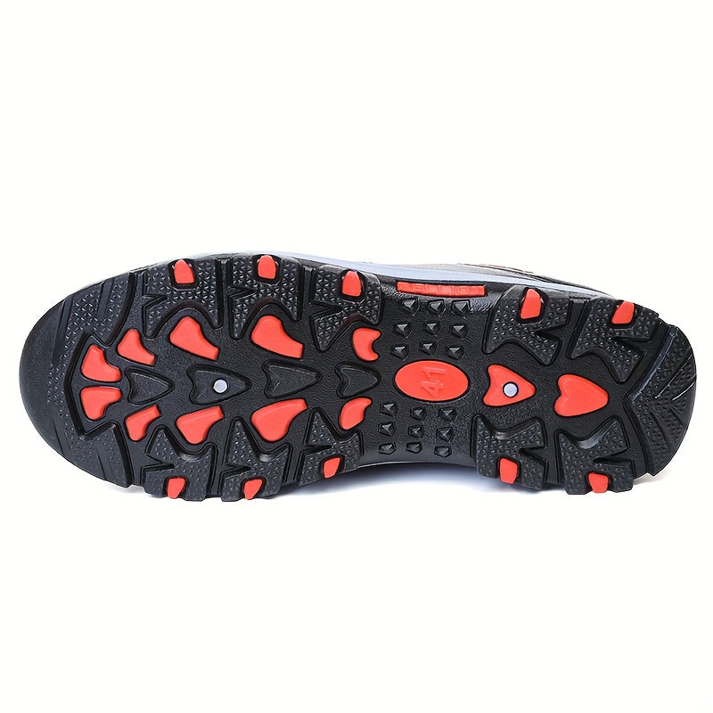 Men'S Winter Shoes - Lightweight Cold Weather Sneakers with Non-Slip Rubber Sole, Brown Formal & Casual Shoes for Dad, Everyday & Formal Events - Easy-Clean Synthetic Upper, Seasonal Footwear, Sleek Design, Comfortable Fit, L