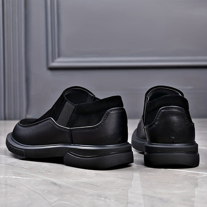 Men's Casual Slip-On Shoes with Geometric Design