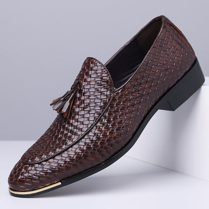 Men's Classic Tassel Loafers - Casual & Business Slip-On Shoes