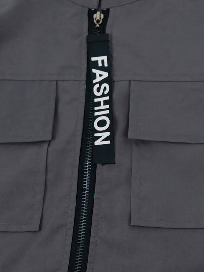 Directional HZ2386 Women's Fashion Casual Cargo Zip-Up Two-Piece Set