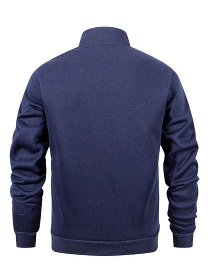 Men's Thermal Jacket - Extreme Cold Weather Zip-Up Coat with Full-Zip Exterior/Interior Layering - Lightweight Anti-Scratch Windproof Outerwear for Skiing, Camping, Hiking - Machine Washable Winter Jacket in Black/Navy/Gray/B