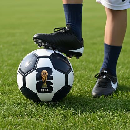 Official Size Adult Soccer Ball with Unique 2026 Mascot Designs