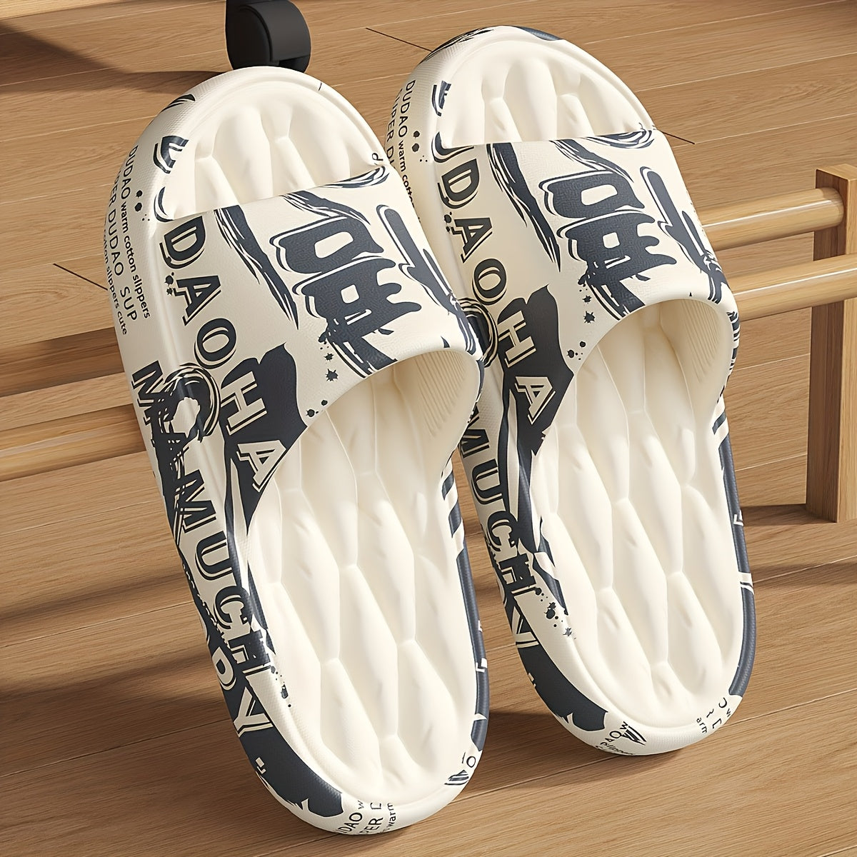 Men's Casual Graffiti Slippers Soft EVA All-Season Wear
