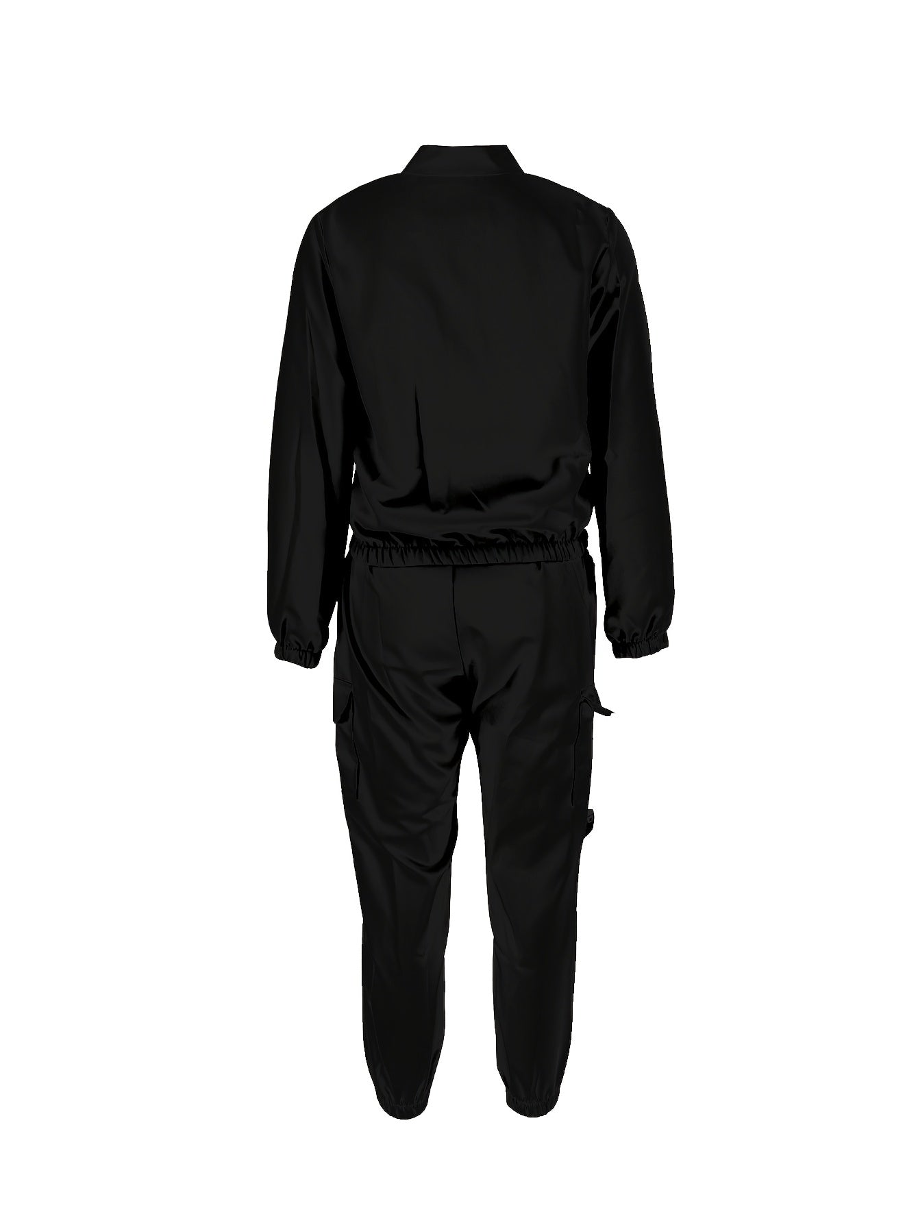 Directional HZ2386 Women's Fashion Casual Cargo Zip-Up Two-Piece Set