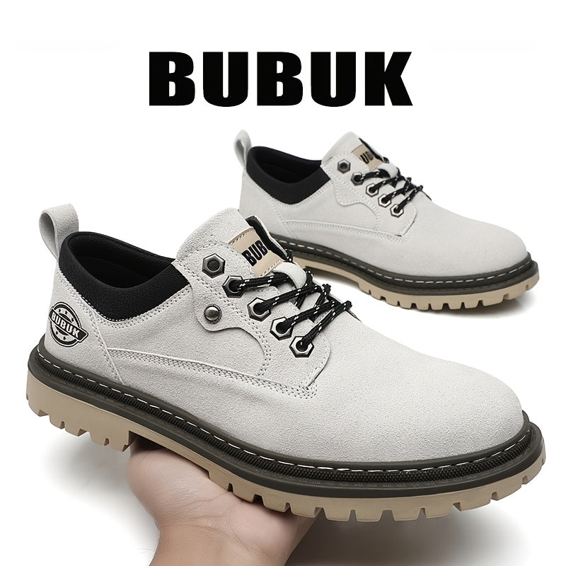 Men's Vintage British Style Casual Ankle High-Top Boots