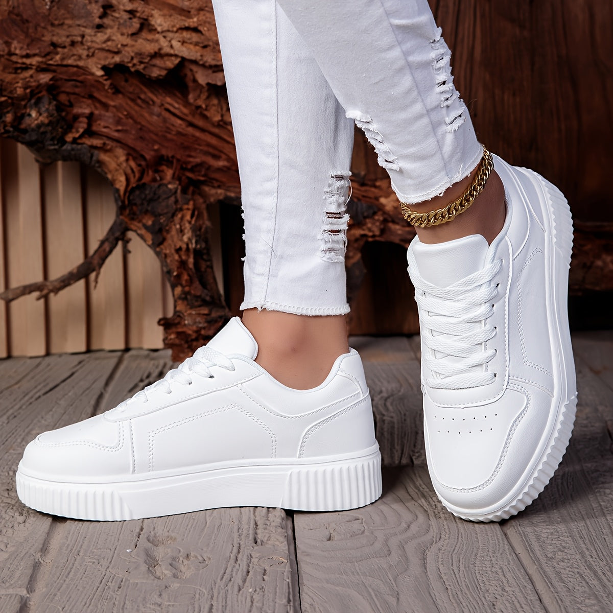 Teen Lace-Up Casual Sneakers with Tassel Detail