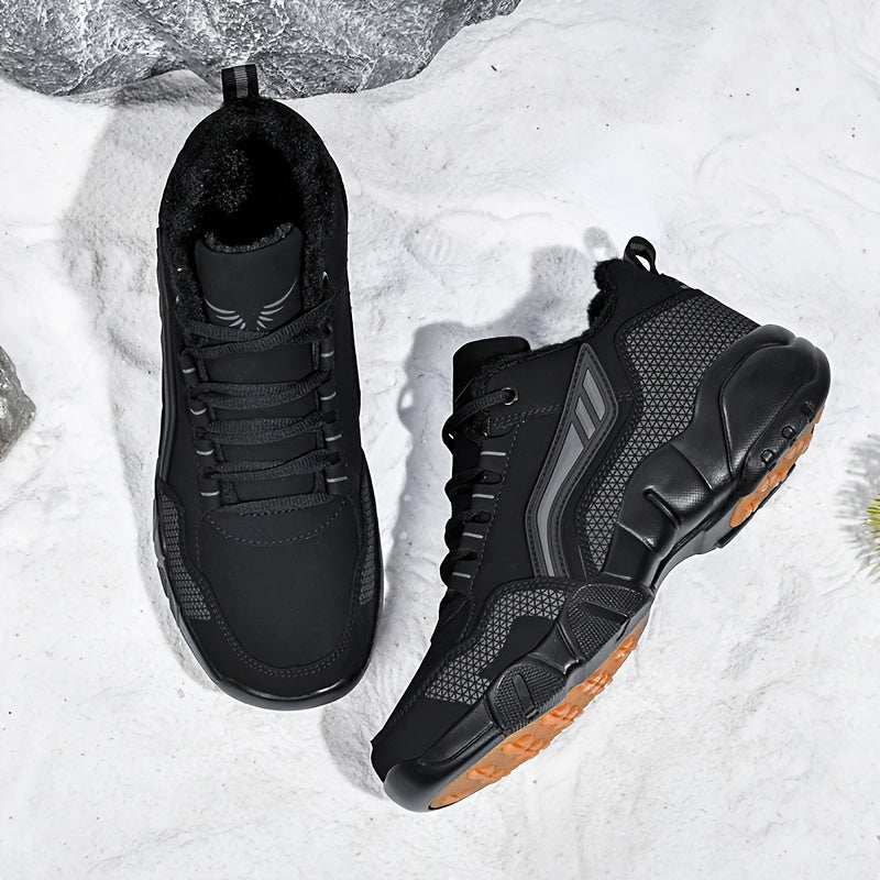 Men's & Women's Heavy-Duty All-Season Ankle-High Winter Boots Sneakers - Thick Warm Traction Rubber Sole, Casual Outdoor Shoes for Snow, & Daily Wear, Shoes For Men, Trainers, Trainers For Men, Sneakers Shoes For Men, Winter