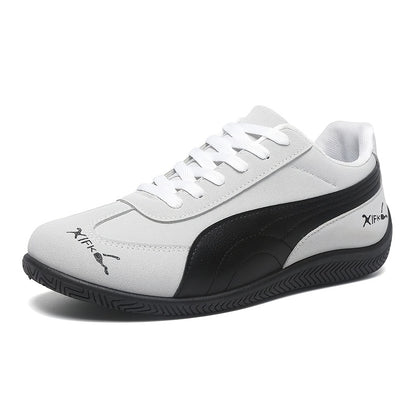 Men's Vintage Casual Loafers Breathable Lace-Up Shoes