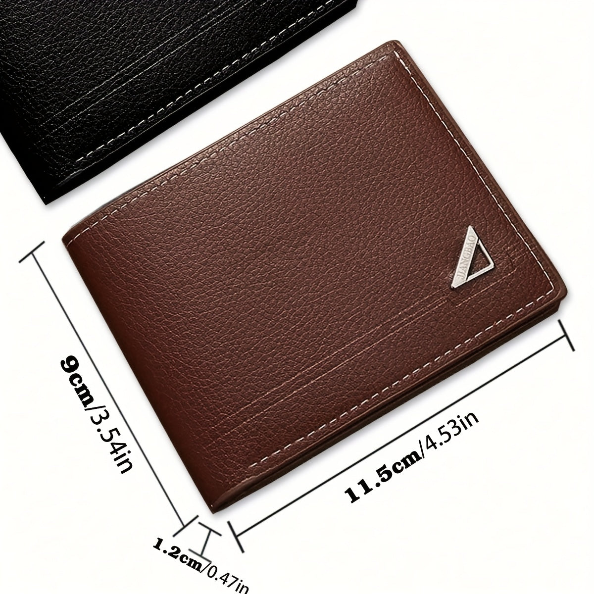 Men's PU Leather Wallet Compatible for all - Slim Cash & Card Holder with Photo Frame, Multi-Slot Organizer - Business & Everyday Use - Gift for Husband, Dad, Boyfriend (Birthday, Father's Day) - Stylish Minimalist Money Wall