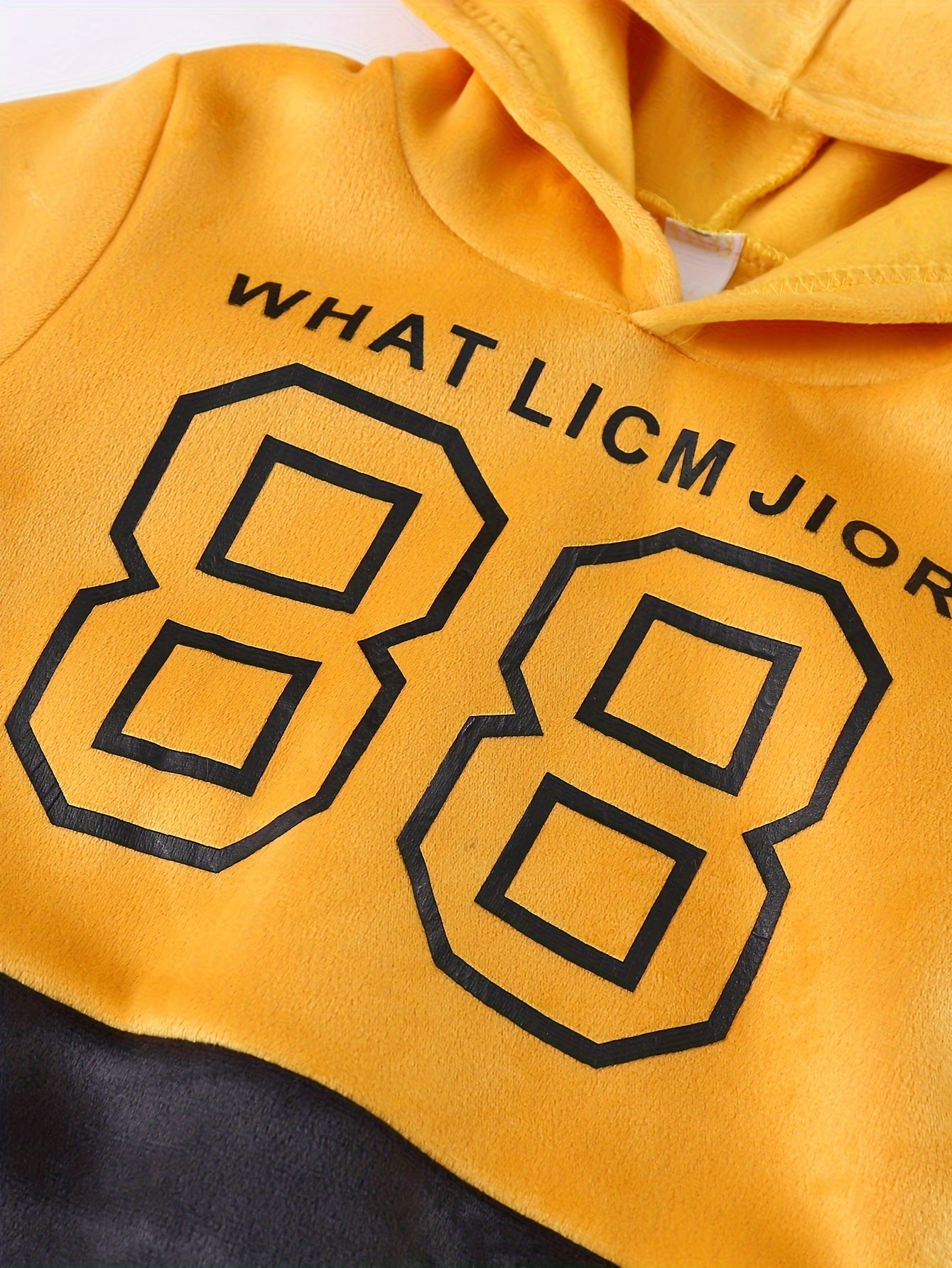 Kids Stylish Sports Outfits, Trendy Letters Print Long Sleeve Hoodie Pants Set, Baby Boy's Autumn And Winter Clothes, Outdoor Cloth