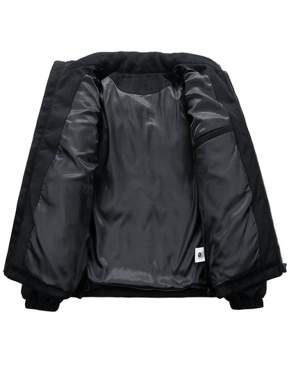 779 Men's Fashion Casual Trendy Thickened Winter Personality Letter Warm Jacket