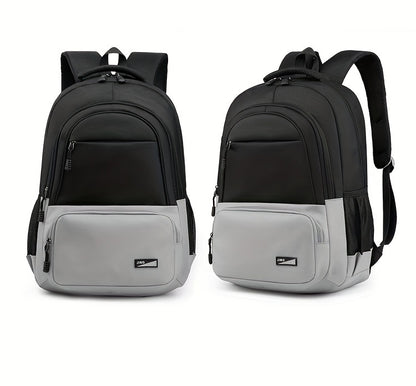 Durable Oxford Fabric Backpack - Spacious, Breathable, Adjustable Strap, Laptop Compartment, Ideal for Hiking, Camping, Travel, School  Work - High 46cm, Long 32cm, Thick 19cm, School Backpack   Adjustable Strap Backpack   D