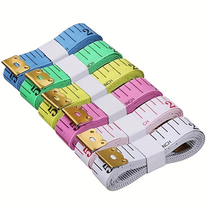 1/3/5pcs of Assorted Color Flexible Measuring Tape, Used for Body Measurements, Sewing, And in Centimeters. - ayq