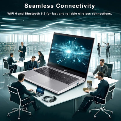 Acer Aspire Premium Laptop | AMD Ryzen 7 5700U (Beats I7-1250U) CPU | 32GB RAM | 1TB SSD | 15.6" FHD Display | Fast Wi-Fi 6 | Sleek Design | Ethernet Port | AI Noise Removal | Windows 11 | WOWPC