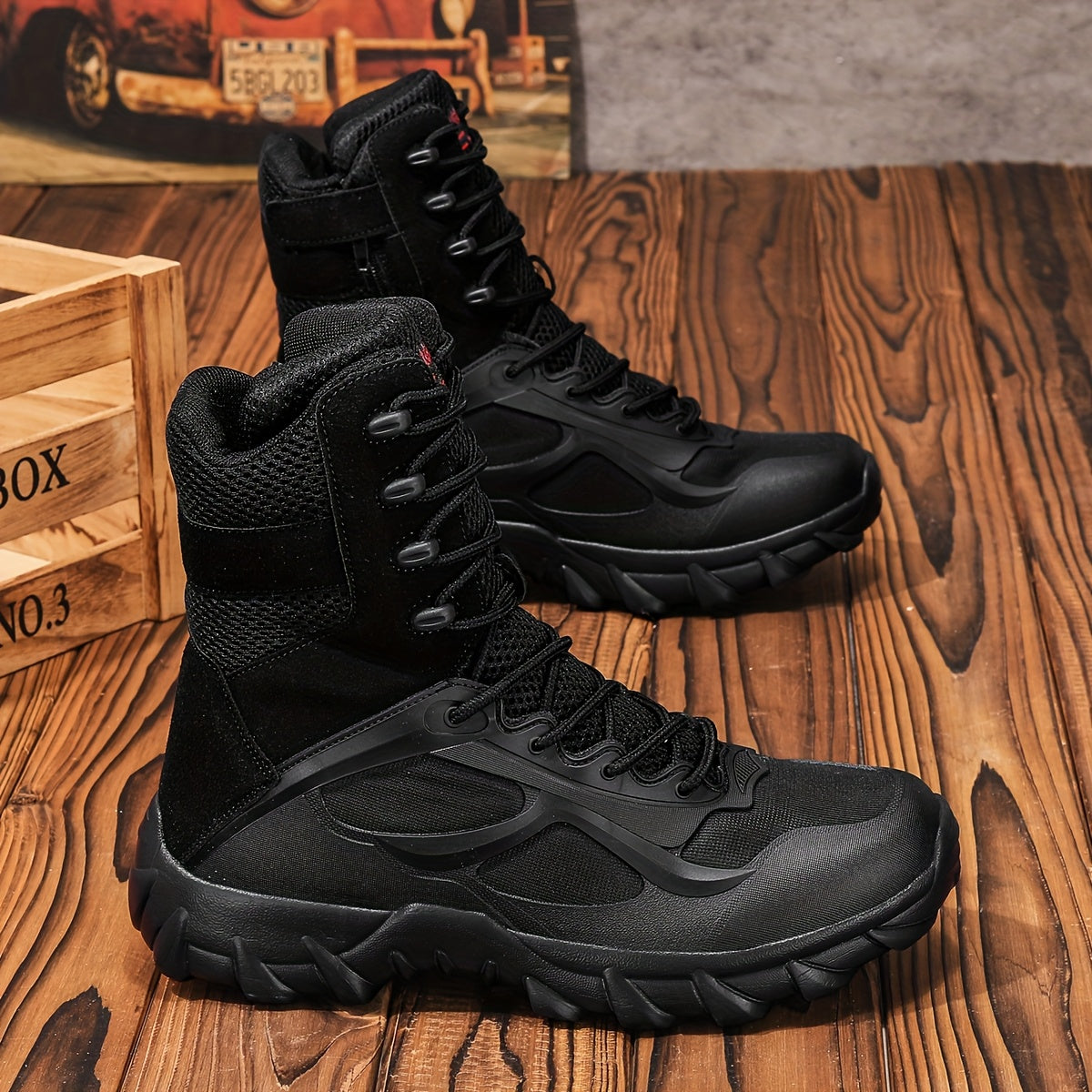 Men's Lightweight Breathable Tactical High-Top Boots