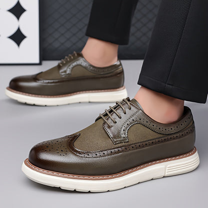 Men's Lightweight Business Casual Loafers, PU Leather