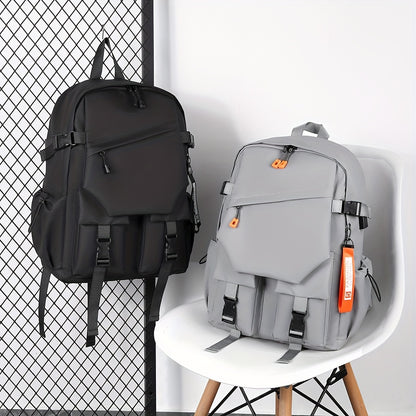 Stylish Minimalist Style Large Capacity Unisex Shoulder Bag, High-Quality Durable Scratch-Resistant Material Casual Shoulder Bag with Multiple Pockets and Compartments Design, Suitable for Daily Commuting and Travel