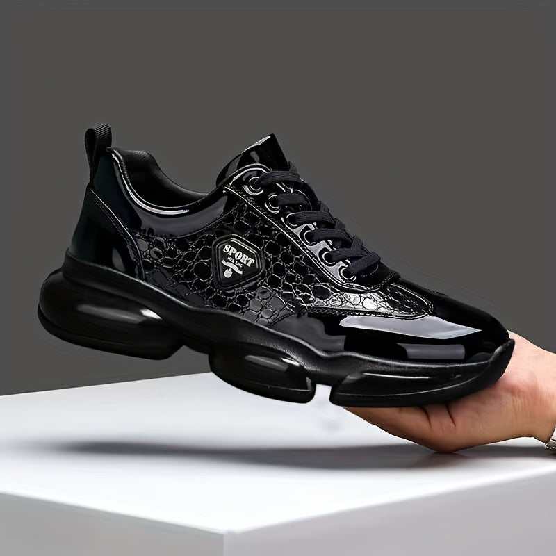 Men's Business Casual Shoes, Fashionable Men's Shoes, Glossy Shoes, Party Event Shoes, Wedding Trendy Shoes - ayq