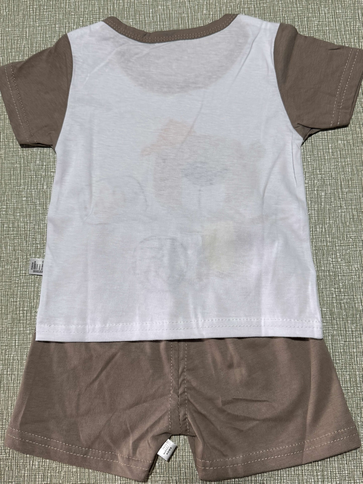Boys' Casual Cotton Short-Sleeve T-Shirt & Shorts Set for Summer