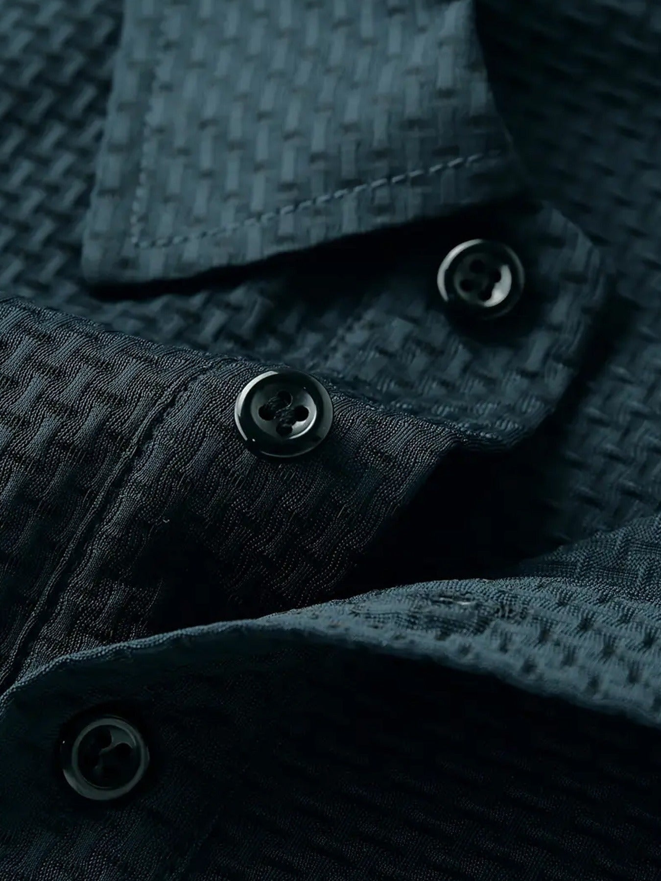 FS1128 Style Men'S Jacquard Polo Shirt with Unique Print Patterns, Casual Short Sleeves, Summer Fashion, Breathable Embossed Top, a Perfect Gift - ayq