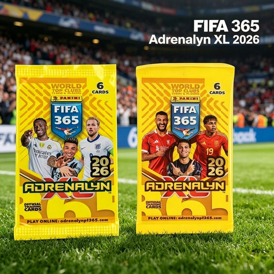 2026 Panini FIFA365 Adrenalyn XL Football Trading Card Pack - ayq