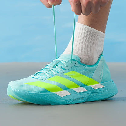 Men's Adidas Adizero Racing Sneakers in Bright Teal for Training