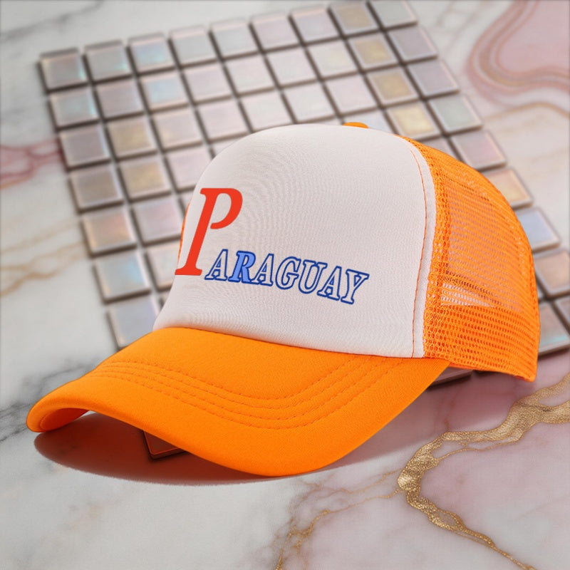 Unisex Lightweight Casual Paraguayan Map Print Hat