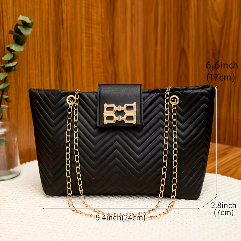 New Stylish And Minimalist Shoulder Bag, Crossbody Bag with a High-Quality Feel, Cute College Style, Versatile for Everyday Commuting And As a Makeup Bag