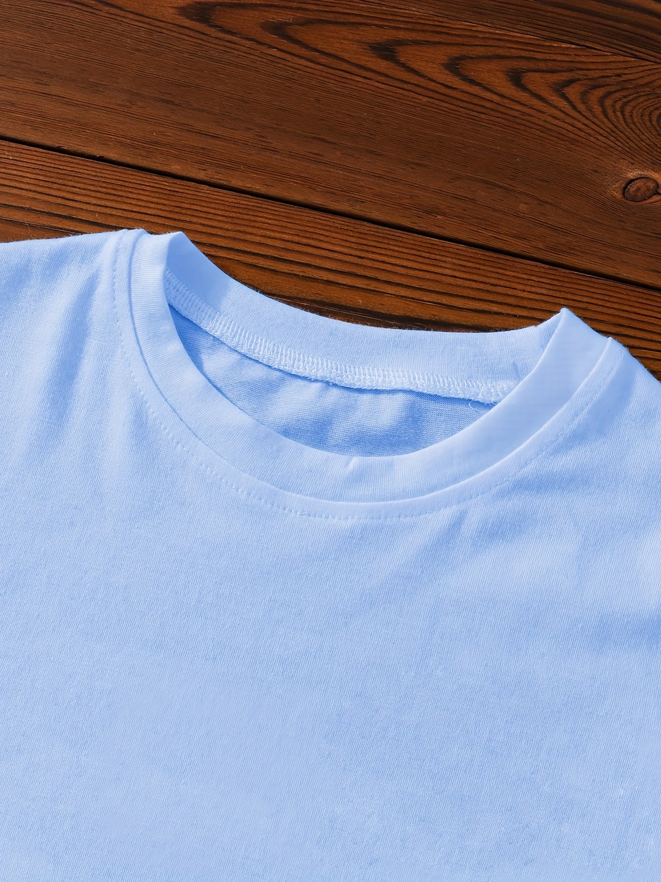 Boys' Casual Cotton Crew Neck Short Sleeve T-Shirt Spring/Summer