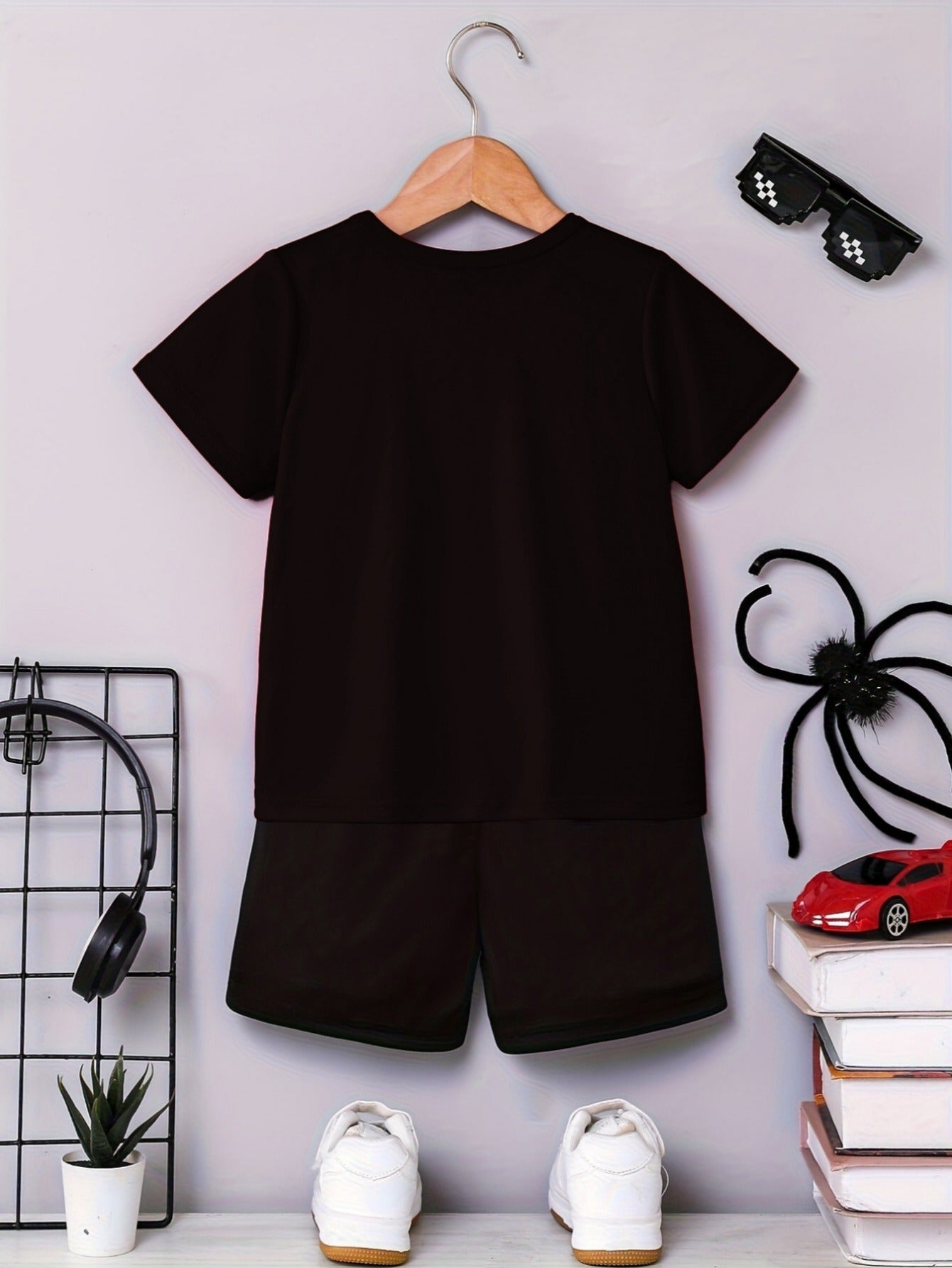 Baby Boy Summer Two-Piece Set with Breathable Shorts & T-Shirt