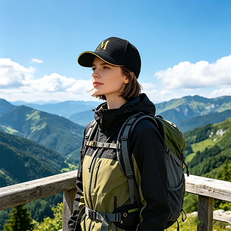 Unisex Adjustable Breathable Baseball Cap with Embroidery