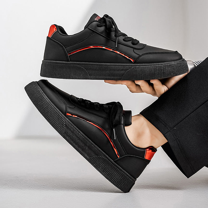 Men'S Casual Sneakers with a Easy And Versatile Thick Sole, Perfect for Daily Commuting And Comfort. Fashionable Low-Top Casual Shoes That Elevate Height, Easy to Maintain with a Upper, Trendy Footwear for Men - ayq