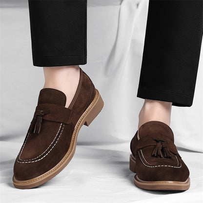 Men's Tassel Loafers Business Casual Slip-On Dress Shoes