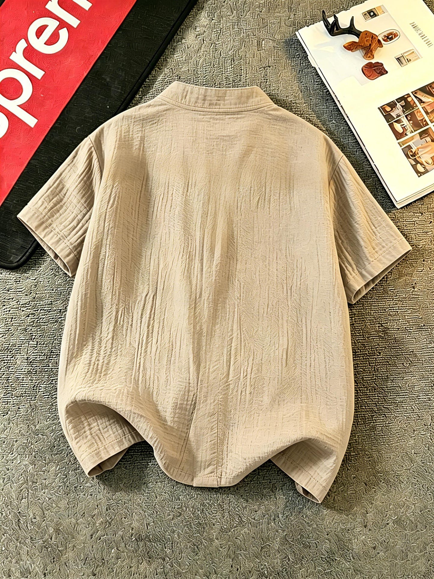 Kids' Casual Cotton Cardigan Shirt, Lightweight Summer Top