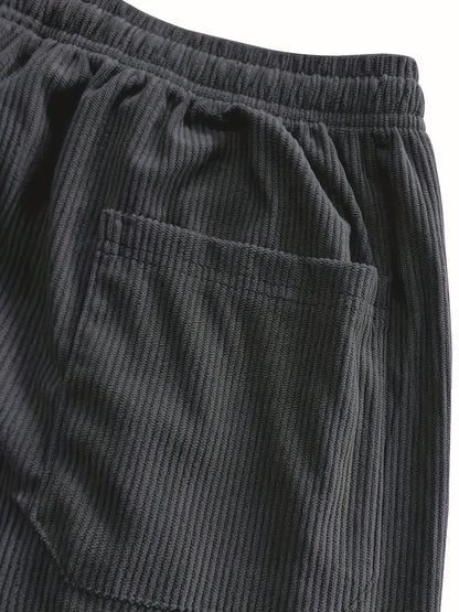 Men'S Lightweight Elastic Waist Sports Casual Long Pants, Comfortable And Breathable, Stylish Men'S Casual Athletic Trousers - ayq