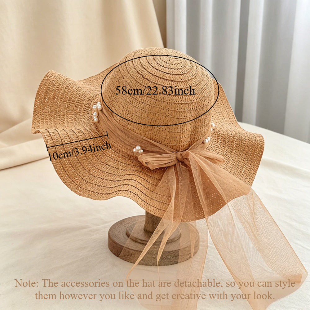 Lightweight Women's Linen Sun Hat for Spring and Summer