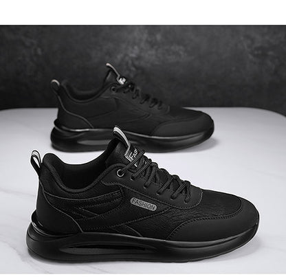 Fashion Casual Non-Slip Durable Men'S Shoes | Faux Upper, Rubber Sole, Lace Closure, Low Top Design - ayq