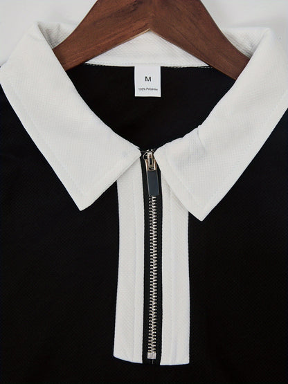 Men's Casual Two-Piece Set - Stretch Comfort Fabric - Suitable for Spring/Autumn Seasons - ayq