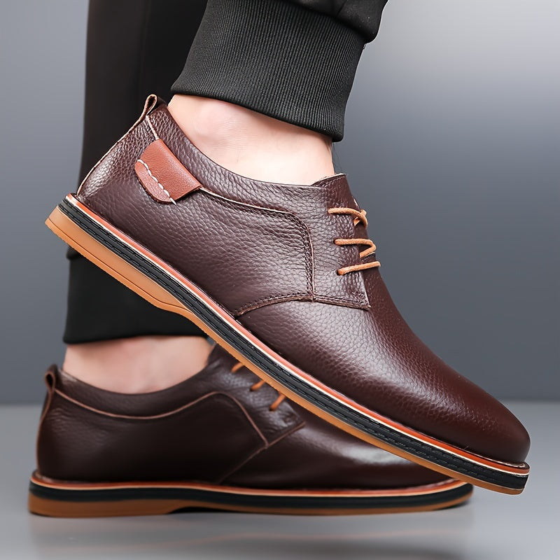 Men's Casual Business Shoes Soft Sole Non-Slip Leather